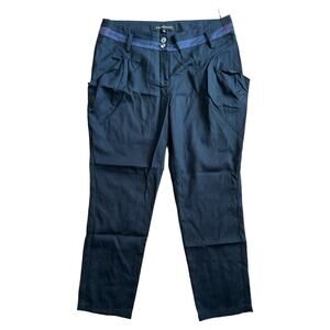 Alexander Mcqueen Navy Pants, US6